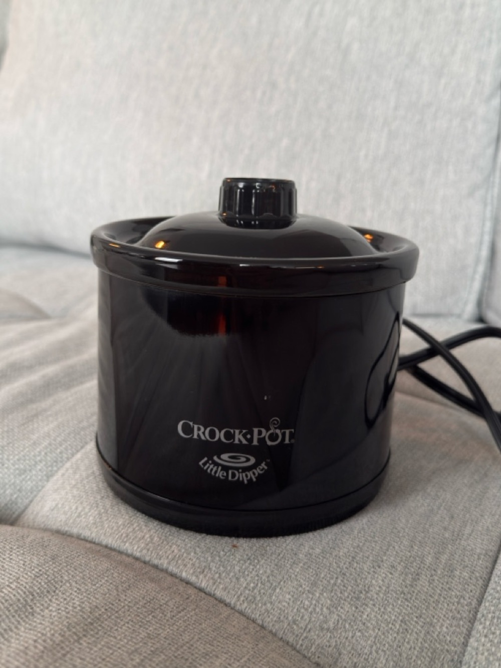 Crockpot Little Dipper 16oz Mini Slow Cooker Black Fondue